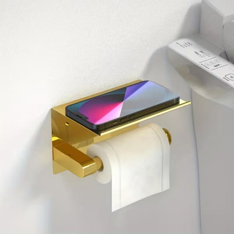 Luxurious Golden Toilet Paper  - Luxury Lifestyle Wallpaper recension och pris