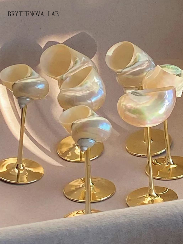 AhunderJiaz Retro Couple Seash - Crystal Wine Glass recension och pris