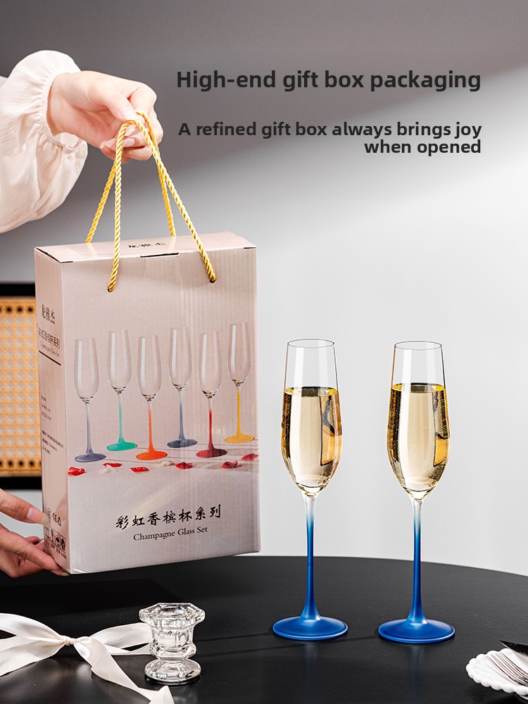2026 New Champagne Glass Set H - Crystal Wine Glass recension och pris